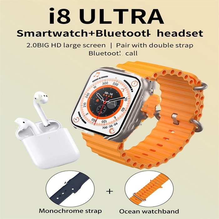 i8 Ultra Smart Watch & Earbuds Set